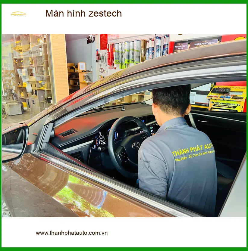Anh Duy lắp màn hình Zestech cho Hyundai Creta tại Tân Phú để lái xe thông minh