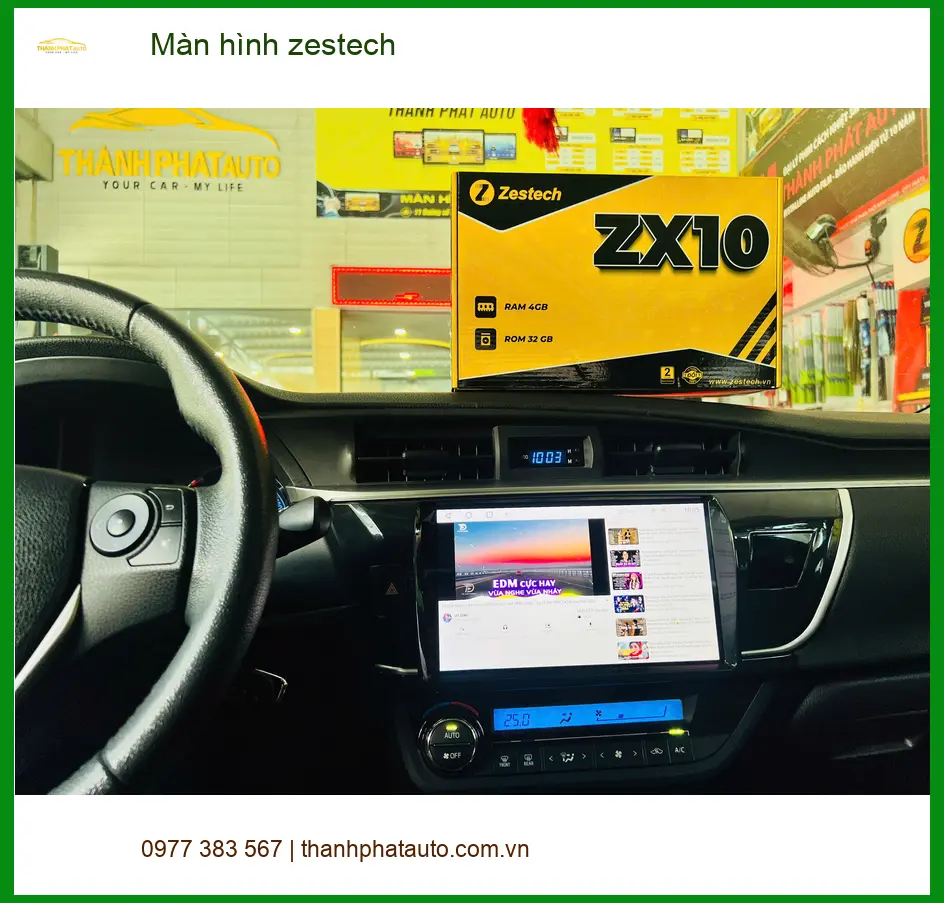 Anh Duy lắp màn hình Zestech cho Hyundai Creta tại Tân Phú để lái xe thông minh ảnh thực tế 2