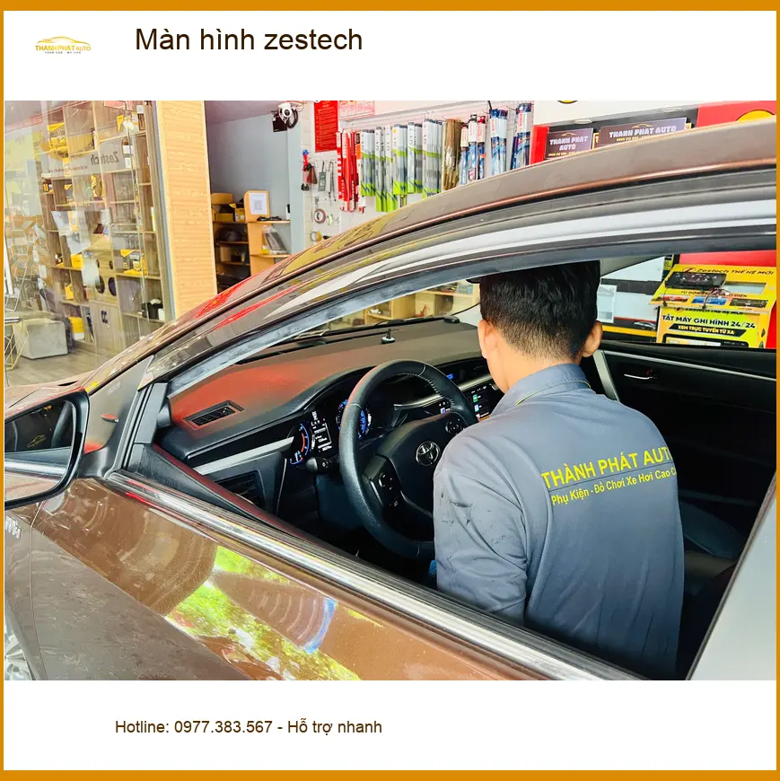 Anh Khải lắp màn hình Zestech cho Hyundai Creta tại Quận Thủ Đức để nâng cấp trải nghiệm lái