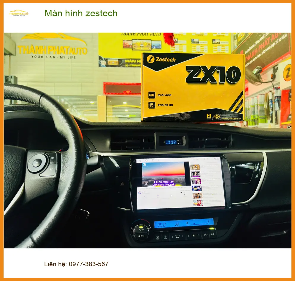 Anh Khải nâng cấp màn hình Zestech cho Hyundai Creta tại Quận 2 để trải nghiệm công nghệ mới ảnh thực tế 2