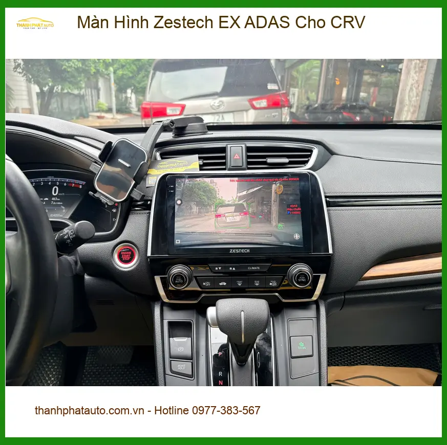 Anh Phát nâng cấp Màn Hình Zestech EX ADAS cho Honda CRV Quận 8. ảnh thực tế 4