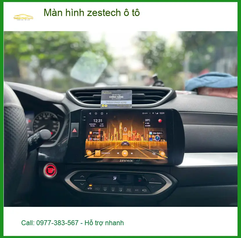 Anh Tấn nâng cấp màn hình Zestech ô tô cho Toyota Raize ở Quận 2 ảnh thực tế 3