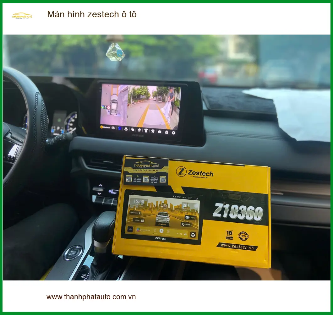 Chị Thảo lắp màn hình Zestech ô tô Hyundai Kona tại Quận 9