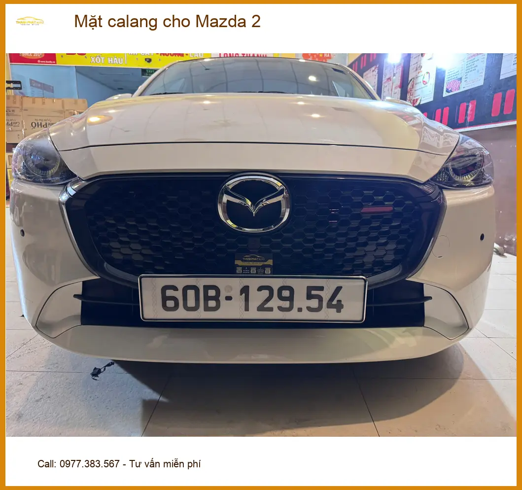 Anh Quang độ Mặt calang Mazda 2 ở Quận Phú Nhuận để xe trông thể thao hơn ảnh thực tế 5