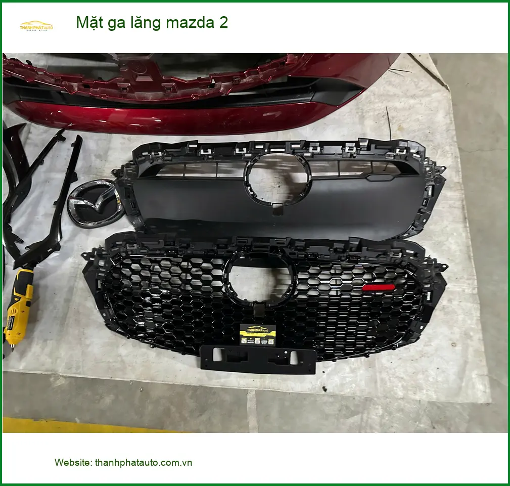 Anh Lâm độ mặt ga lăng Mazda 2 uy tín tại Quận 5 để xe cá tính hơn ảnh thực tế 2