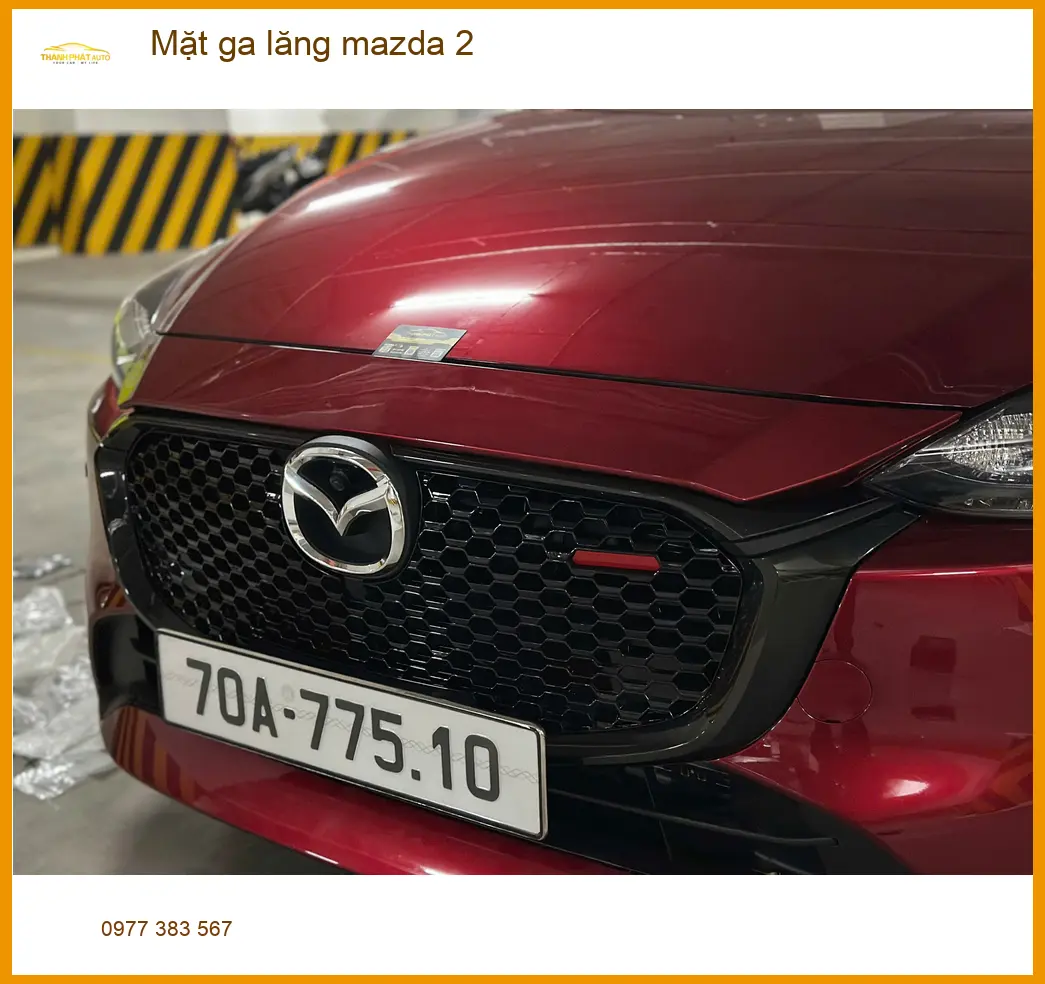Anh Khải độ Mặt ga lăng Mazda 2 tại Quận 2 để xe trông sang trọng hơn ảnh thực tế 4