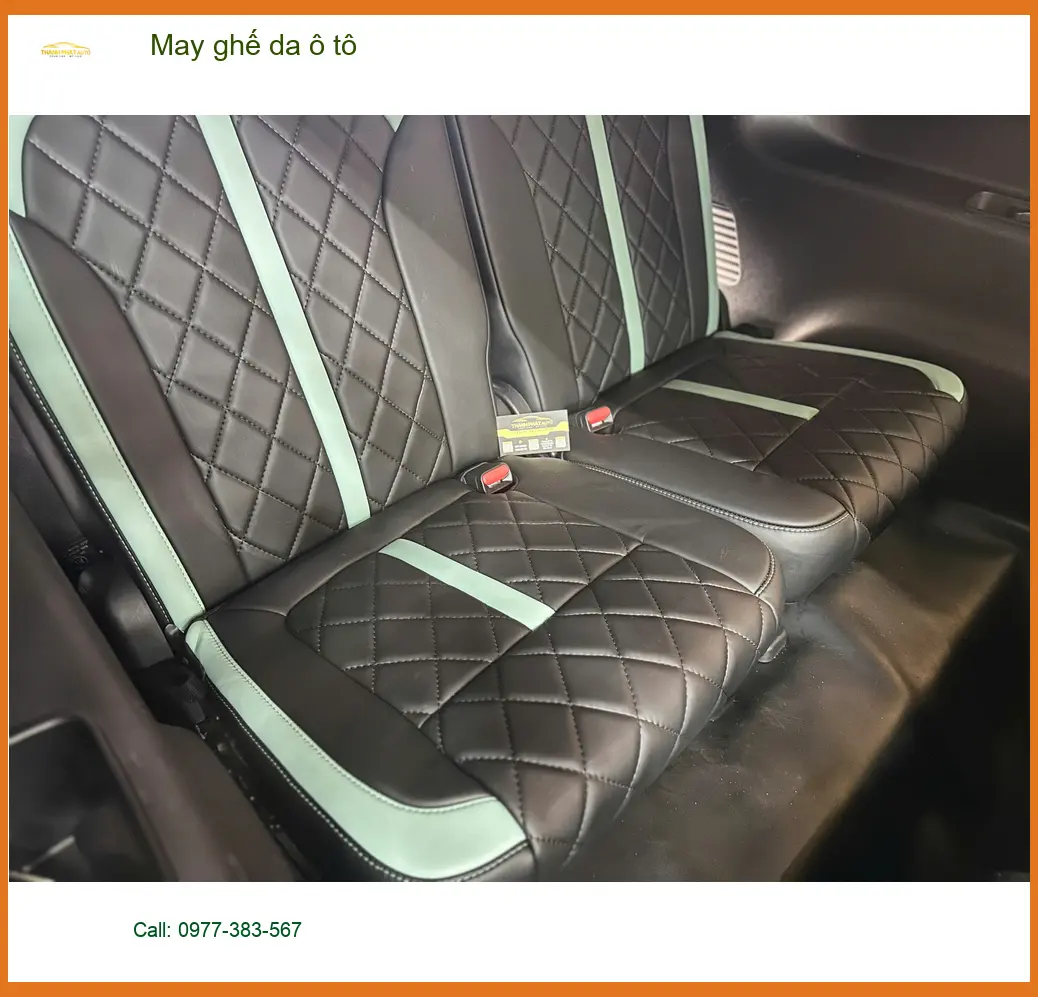 Chị Thảo may ghế da ô tô cho Hyundai Accent tại Quận Bình Thạnh để nội thất sang trọng hơn ảnh thực tế 3