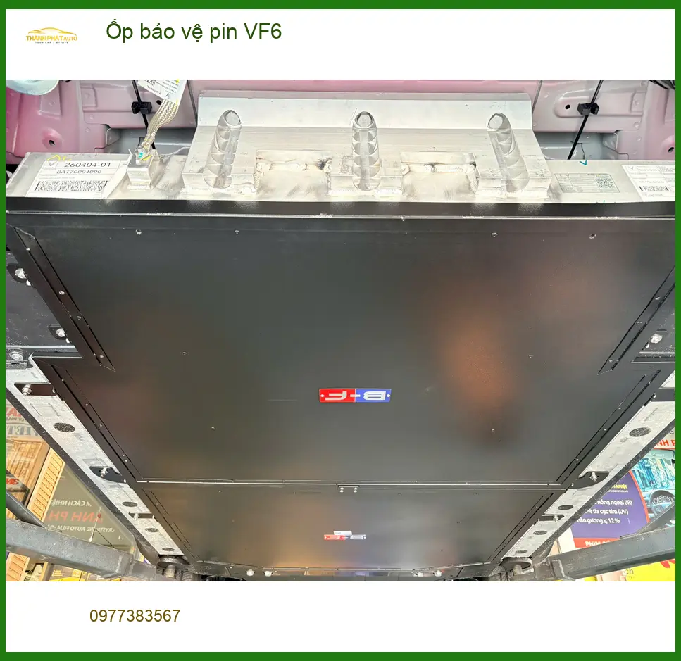 Anh Bách ốp bảo vệ pin VF6 Quận Huyện Bình Chánh để tăng tuổi thọ và an toàn cho xe ảnh thực tế 2