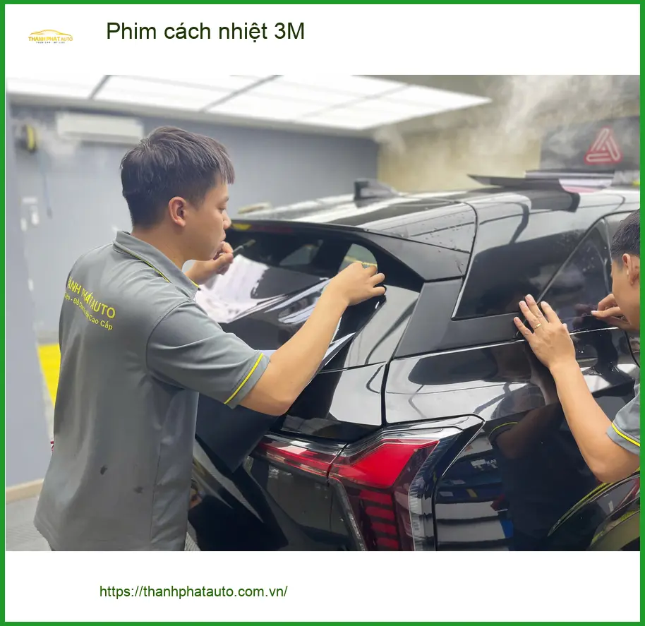 Chị Thanh Thảo dán phim cách nhiệt 3M cho Hyundai Creta tại Quận 7 chống nóng ảnh thực tế 3