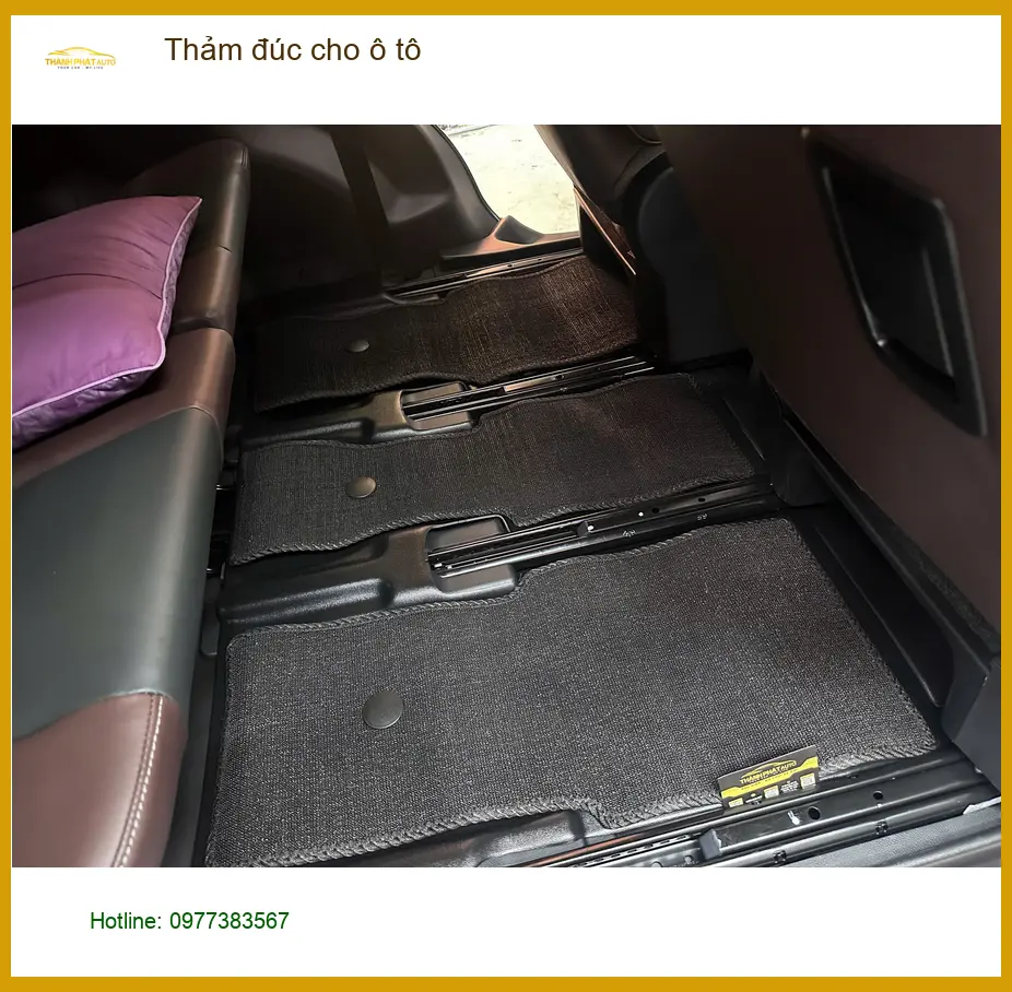 Chị Thảo lắp thảm đúc cho Hyundai Accent tại Quận 9 để nội thất luôn sạch đẹp ảnh thực tế 4