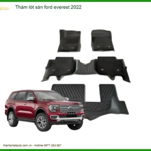 Thảm lót sàn Ford Everest 2022 - Địa Chỉ Lắp Đặt Chính Hãng Uy Tín TPHCM