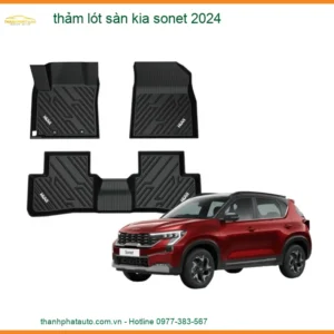 Thảm Lót Sàn Kia Sonet 2024 - Trung Tâm Lắp Đặt Uy Tín TPHCM