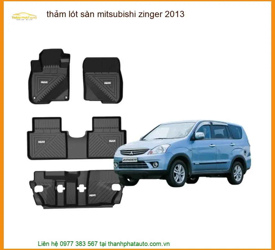 Thảm Lót Sàn Mitsubishi Zinger 2013 - Trung Tâm Lắp Đặt Chính Hãng TPHCM