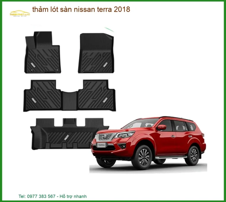 Thảm Lót Sàn Nissan Terra 2018 - Địa Chỉ Lắp Đặt Uy Tín TPHCM