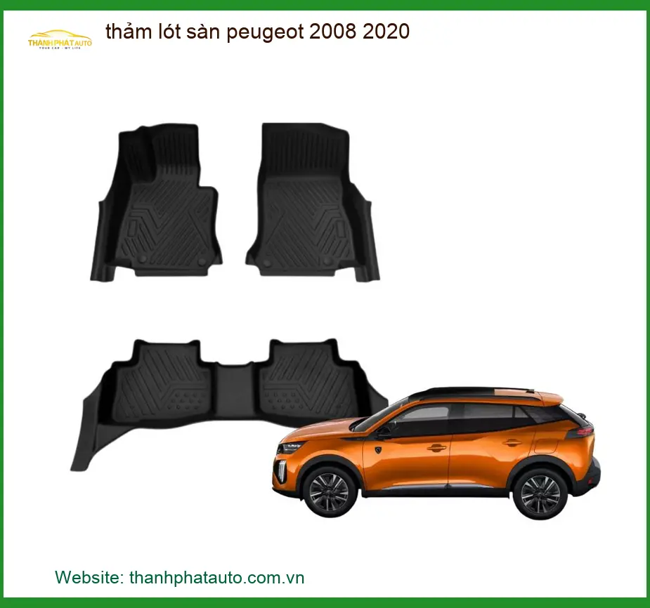 Thảm Lót Sàn Peugeot 2008 2020 - Trung Tâm Lắp Đặt Uy Tín TPHCM
