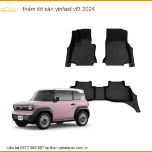 Thảm Lót Sàn Vinfast VF3 2024 Cao Cấp - Địa Chỉ Gắn Uy Tín Chính Hãng TPHCM