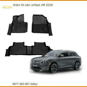 Thảm Lót Sàn VinFast VF8 2026 - Địa Chỉ Lắp Đặt Uy Tín TPHCM