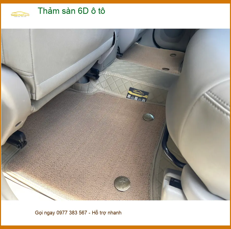 Chị Hằng lắp thảm sàn 6D ô tô cho Toyota Corolla Cross tại Quận 7 giữ nội thất luôn sạch đẹp ảnh thực tế 5