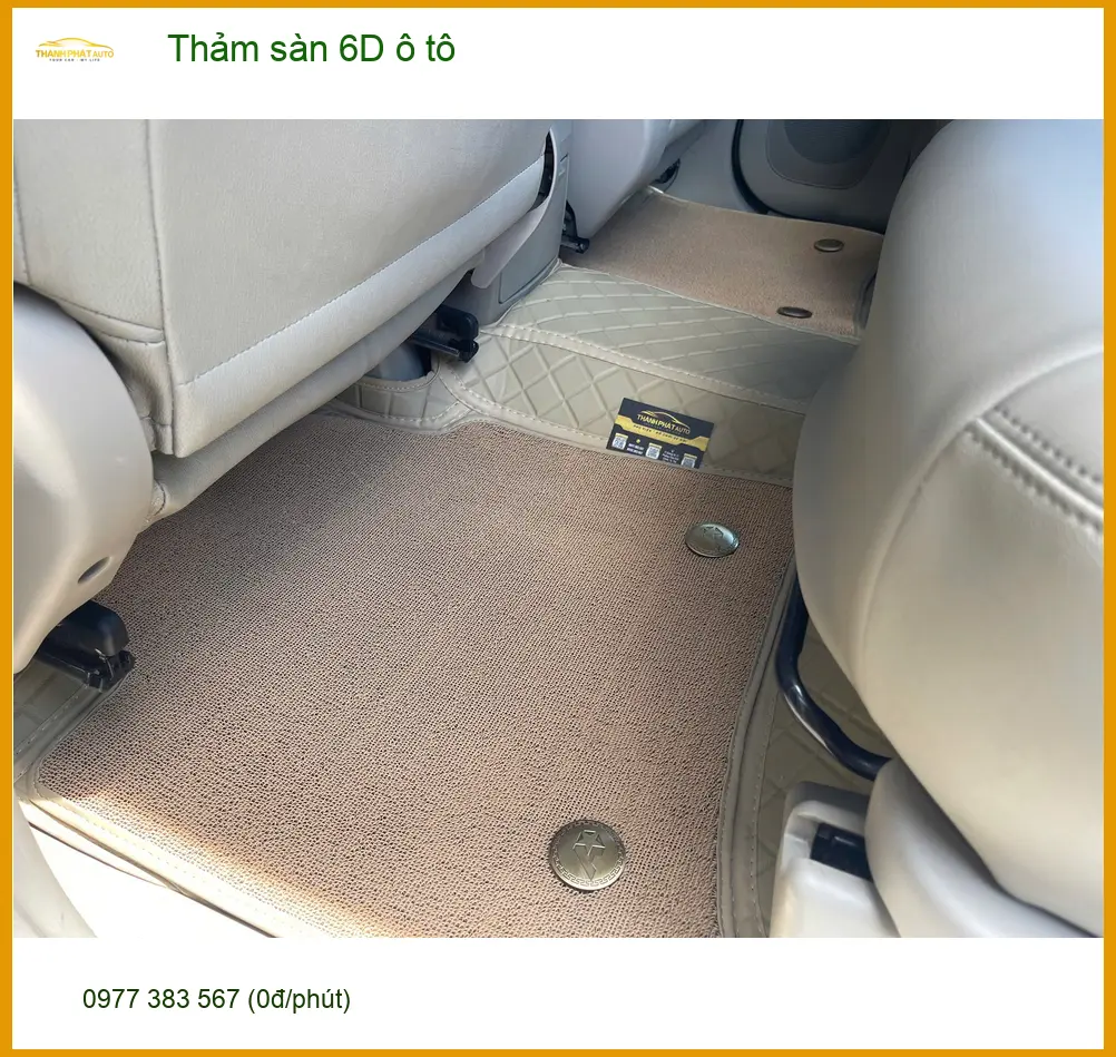 Anh Minh lắp Thảm sàn 6D ô tô Mazda 3 Quận Bình Tân, thảm cũ đã xuống cấp ảnh thực tế 4