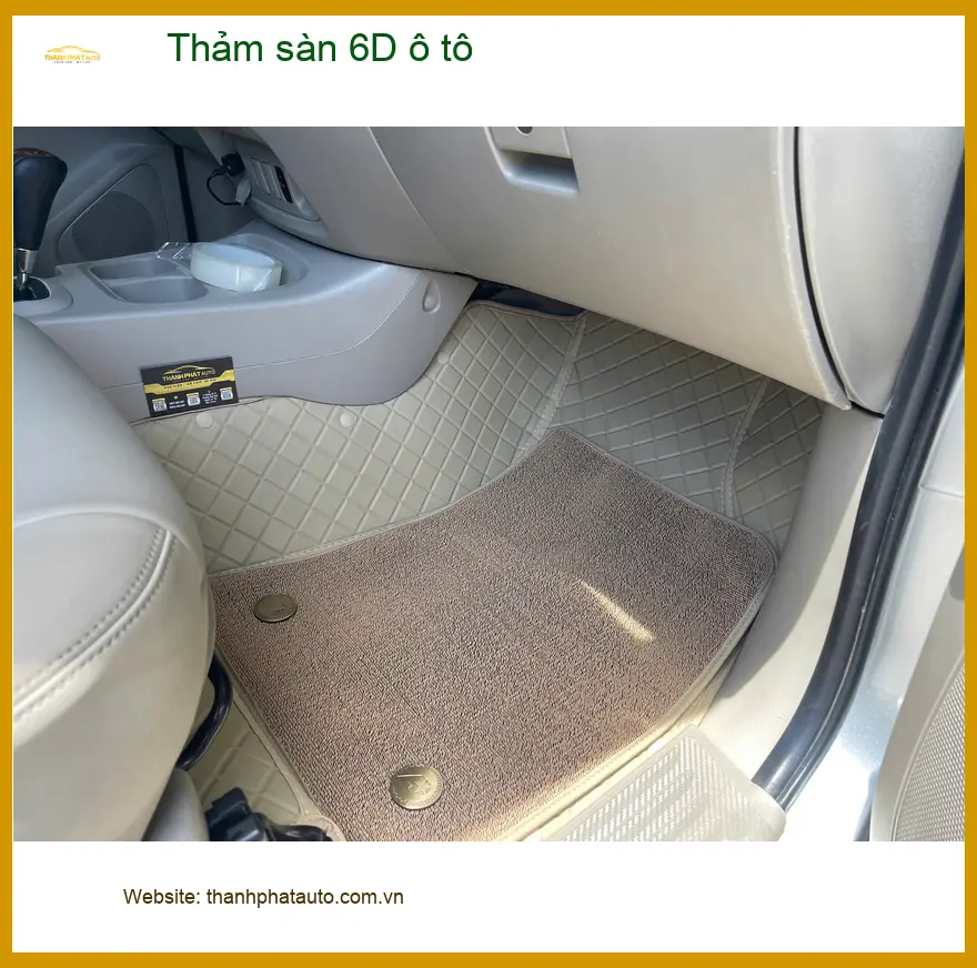 Chị Vân Anh lắp thảm sàn 6D ô tô cho Hyundai Creta tại Quận Bình Thạnh ảnh thực tế 4