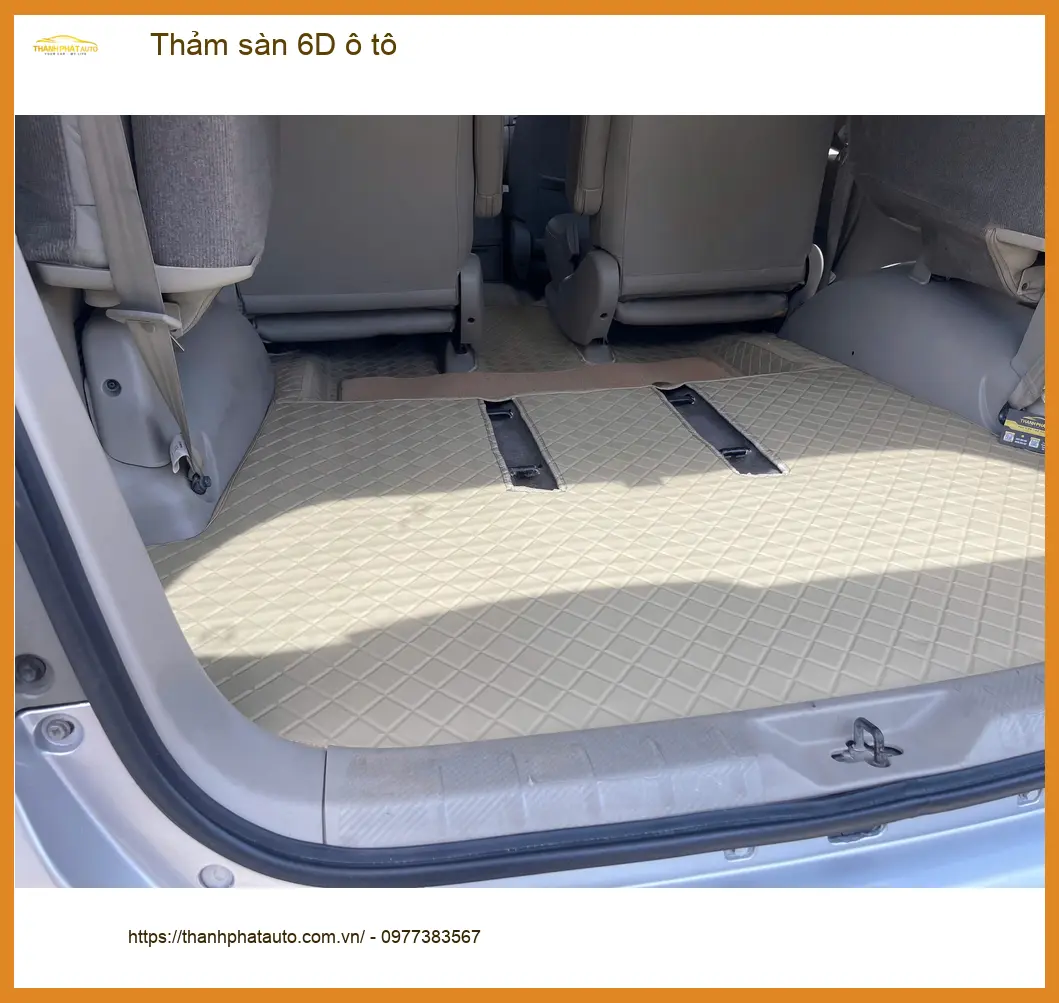 Anh Khải lắp thảm sàn 6D ô tô cho Mazda CX-5 tại Hóc Môn để nội thất luôn sạch đẹp ảnh thực tế 3