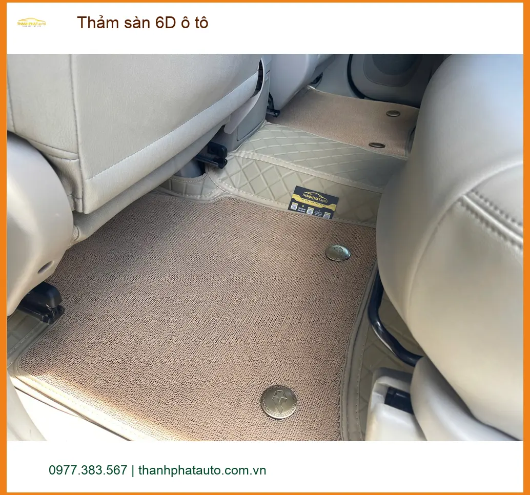 Lắp thảm sàn 6D ô tô cho Hyundai Creta tại Quận 3, giữ xe luôn sạch đẹp ảnh thực tế 2