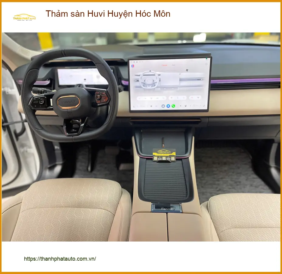 Nơi Lắp Thảm Lót Sàn Ô Tô sàn Huvi Huyện Hóc Môn - Giá Tốt TPHCM ảnh thực tế 2