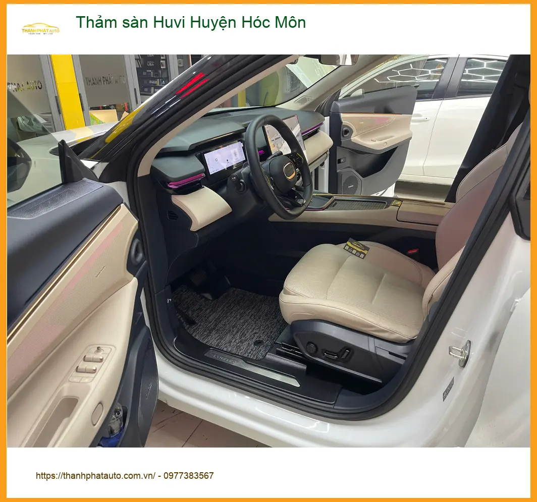 Nơi Lắp Thảm Lót Sàn Ô Tô sàn Huvi Huyện Hóc Môn - Giá Tốt TPHCM ảnh thực tế 3
