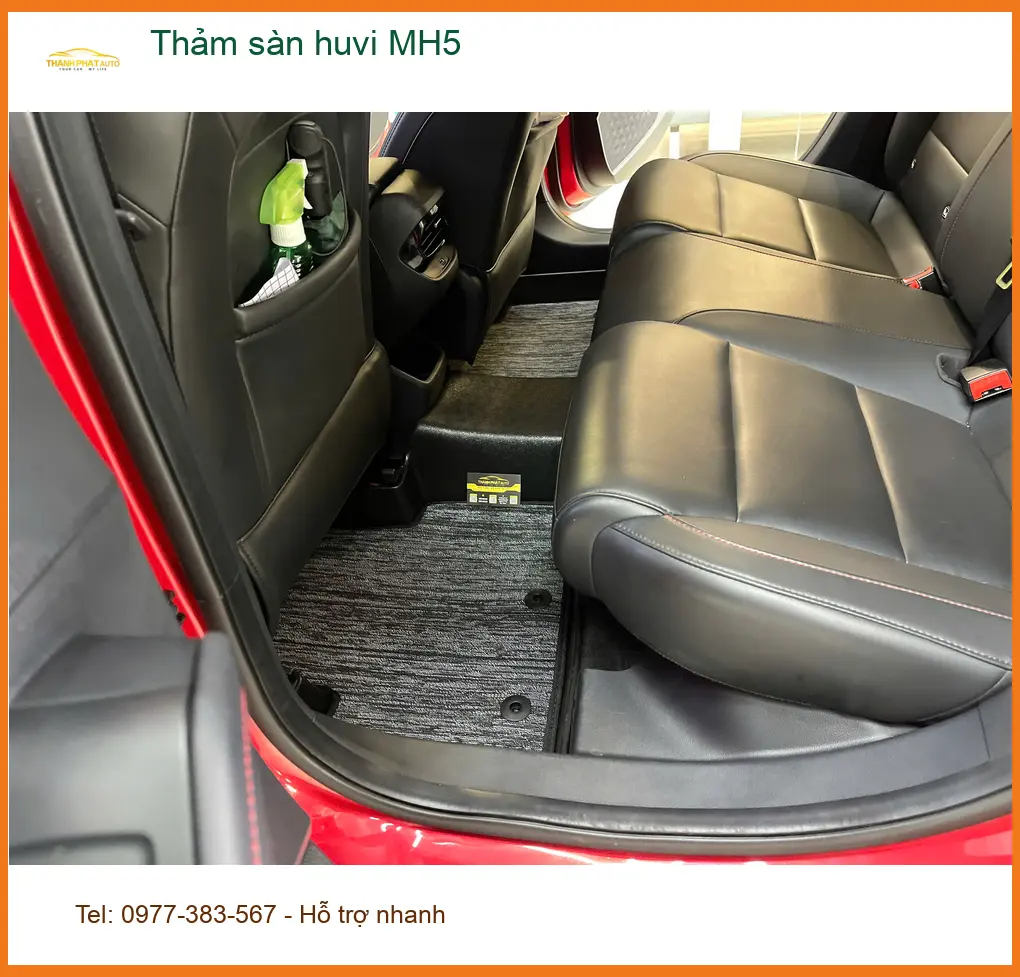 Anh Long lắp thảm sàn Huvi MH5 cho VinFast Lux A2.0 tại Quận Bình Tân ảnh thực tế 3