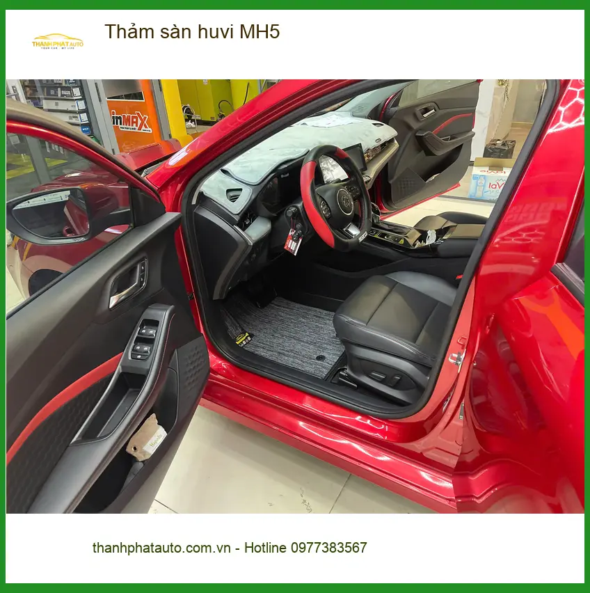 Anh Long lắp thảm sàn Huvi MH5 cho VinFast Lux A2.0 tại Quận Bình Tân ảnh thực tế 4