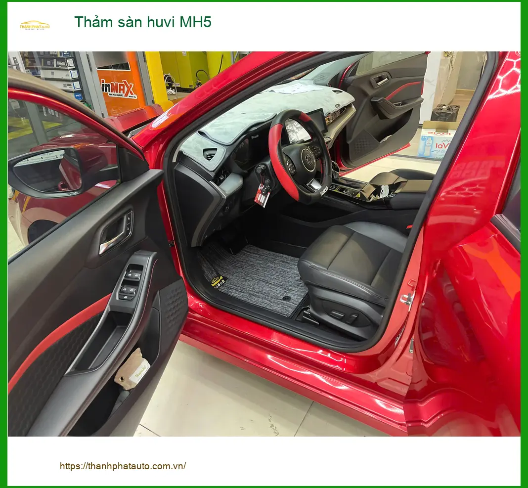 Anh Quốc Anh lắp thảm sàn Huvi MH5 cho Hyundai Santa Fe tại Quận Thủ Đức, muốn nâng cấp nội thất