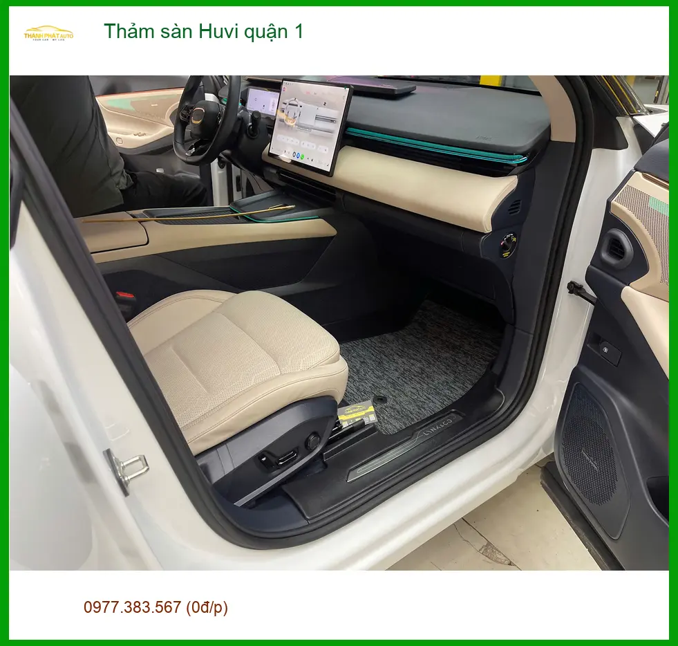 Địa Chỉ Lắp Thảm Lót Sàn Ô Tô sàn Huvi quận 1 - Lắp Đặt Uy Tín TPHCM ảnh thực tế 2