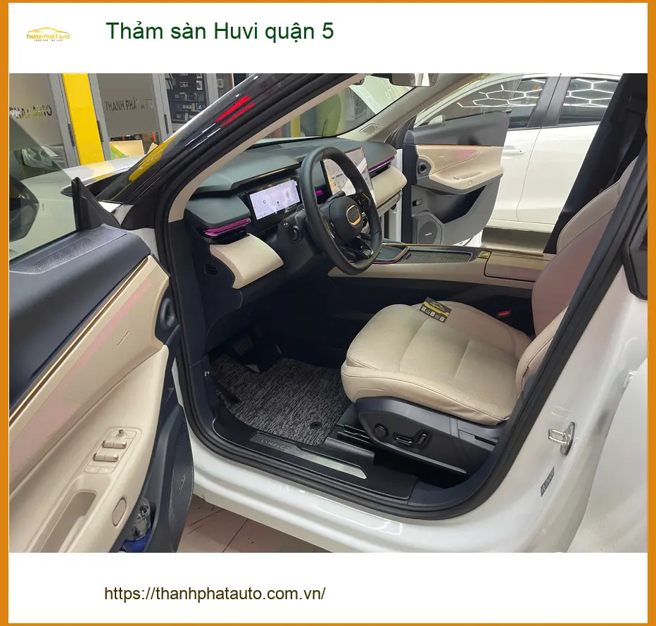 Trung Tâm May Thảm Lót Sàn Ô Tô sàn Huvi quận 5 - Thi Công Chuyên Nghiệp