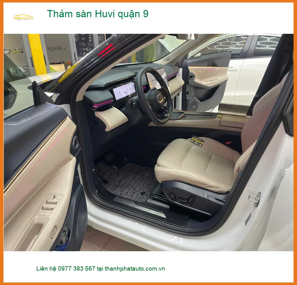 Địa Chỉ May Thảm Lót Sàn Ô Tô sàn Huvi quận 9 - Thi Công Chuyên Nghiệp ảnh thực tế 2