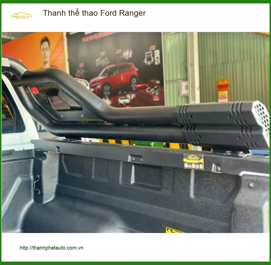 Anh Nhật gắn thanh thể thao Ford Ranger tại Quận Tân Phú để chở đồ dễ hơn ảnh thực tế 3