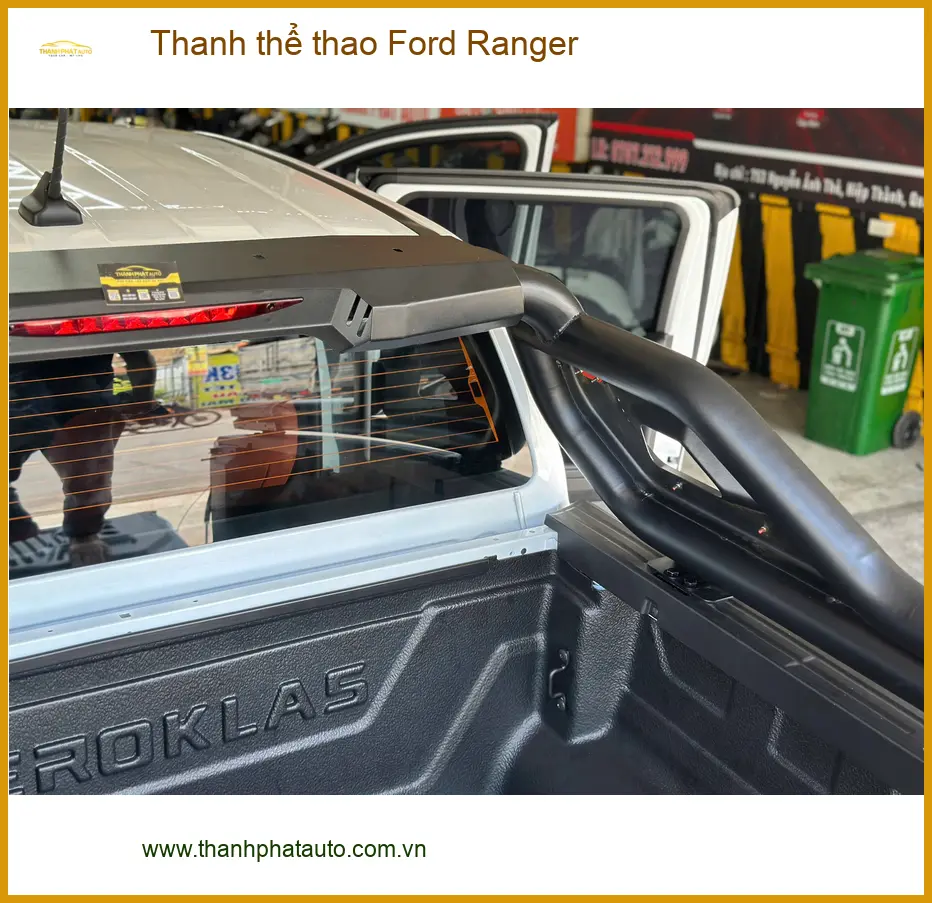 Anh Bách lắp thanh thể thao Ford Ranger tại Quận 9 để xe trông mạnh mẽ và cá tính hơn ảnh thực tế 4