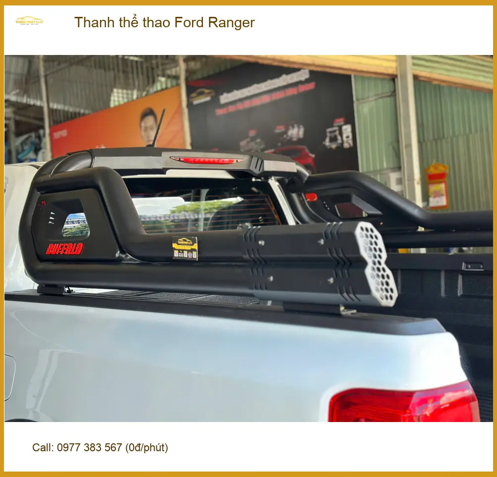 Anh Khang lắp thanh thể thao Ford Ranger tại Quận Bình Thạnh để chở đồ tiện lợi hơn ảnh thực tế 5