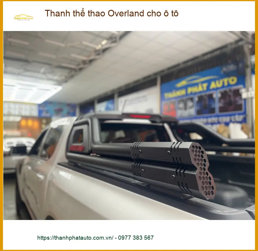 Anh Long lắp thanh thể thao Overland cho Isuzu D-Max tại Quận 2