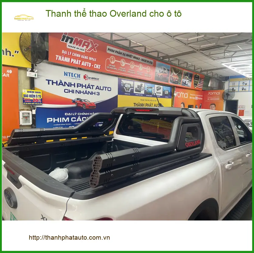 Anh Long lắp thanh thể thao Overland cho Isuzu D-Max tại Quận 2 ảnh thực tế 2
