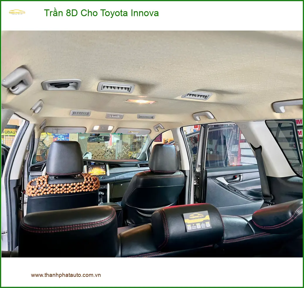 Anh Minh bọc Trần 8D Toyota Innova Quận Phú Nhuận, nội thất sang trọng ảnh thực tế 3