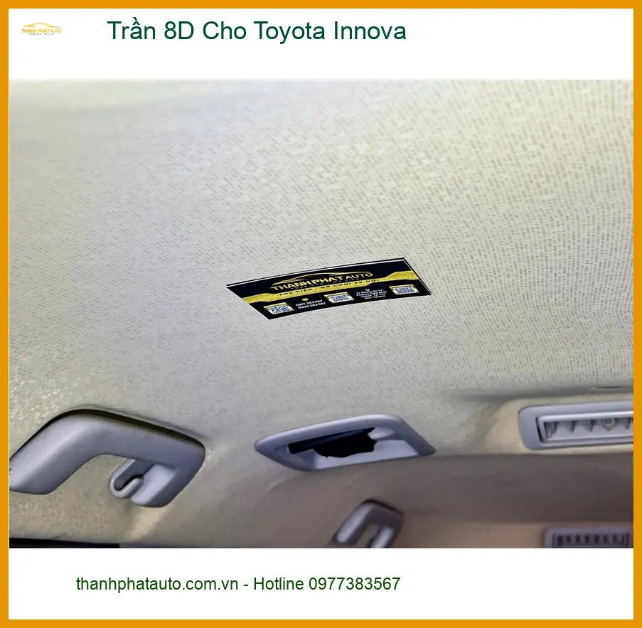 Anh Minh bọc Trần 8D Toyota Innova Quận Phú Nhuận, nội thất sang trọng ảnh thực tế 4