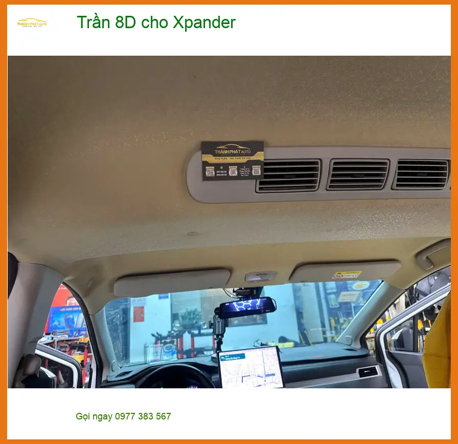 Chú Đông bọc Trần 8D cho Xpander tại Củ Chi để nâng tầm không gian nội thất