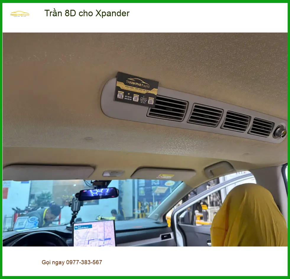 Chị Thảo bọc Trần 8D cho Xpander tại Quận 12 để nội thất xe sang trọng hơn ảnh thực tế 4