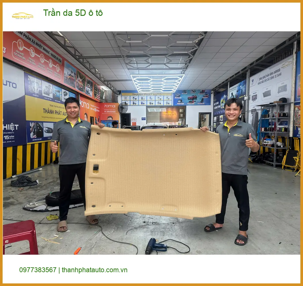 Chị Thùy bọc Trần da 5D ô tô Hyundai Creta tại Quận Tân Phú ảnh thực tế 2