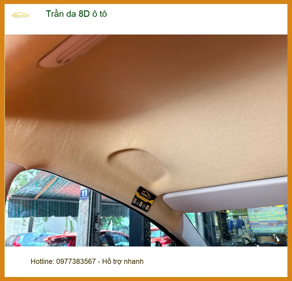 Anh Phong bọc trần da 8D ô tô Honda CR-V tại Quận 3 chống nóng, tăng thẩm mỹ ảnh thực tế 2