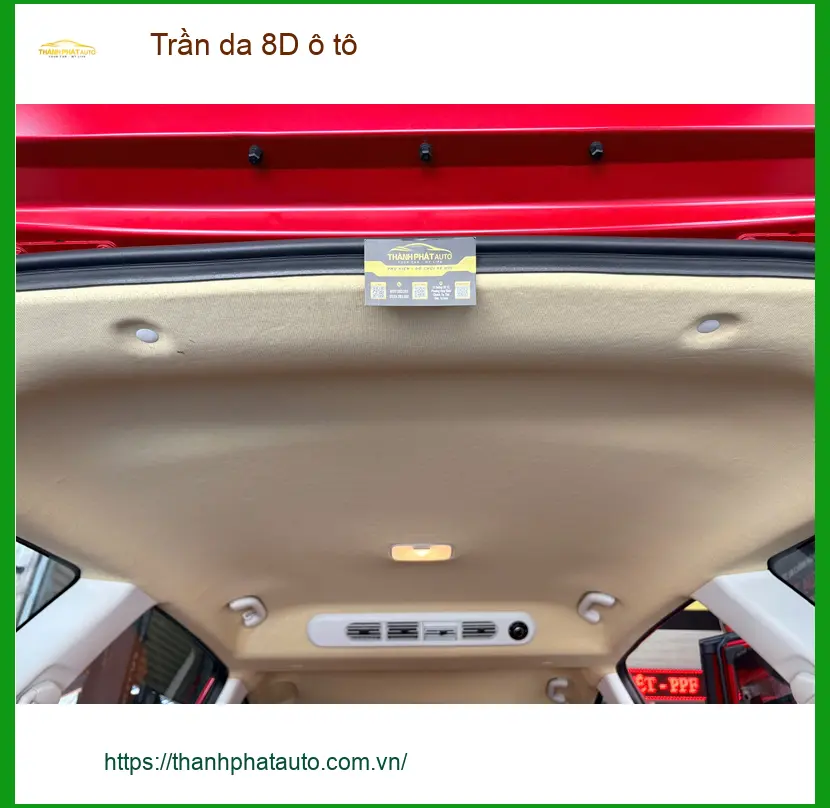 Anh Phong bọc trần da 8D ô tô Honda CR-V tại Quận 3 chống nóng, tăng thẩm mỹ ảnh thực tế 3
