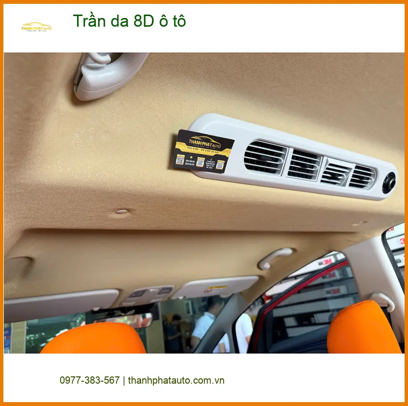 Anh Khải bọc trần da 8D ô tô cho Toyota Fortuner tại Hóc Môn vì trần cũ xuống cấp