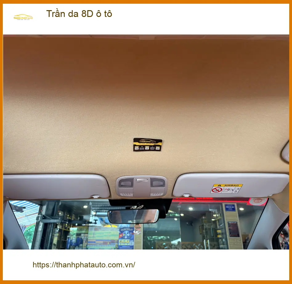 Anh Khải bọc trần da 8D ô tô cho Toyota Fortuner tại Hóc Môn vì trần cũ xuống cấp ảnh thực tế 4
