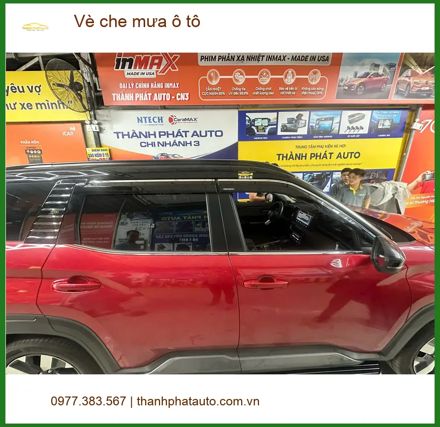 Anh Khải lắp vè che mưa ô tô Hyundai Accent tại Quận 10 uy tín, giá tốt ảnh thực tế 2