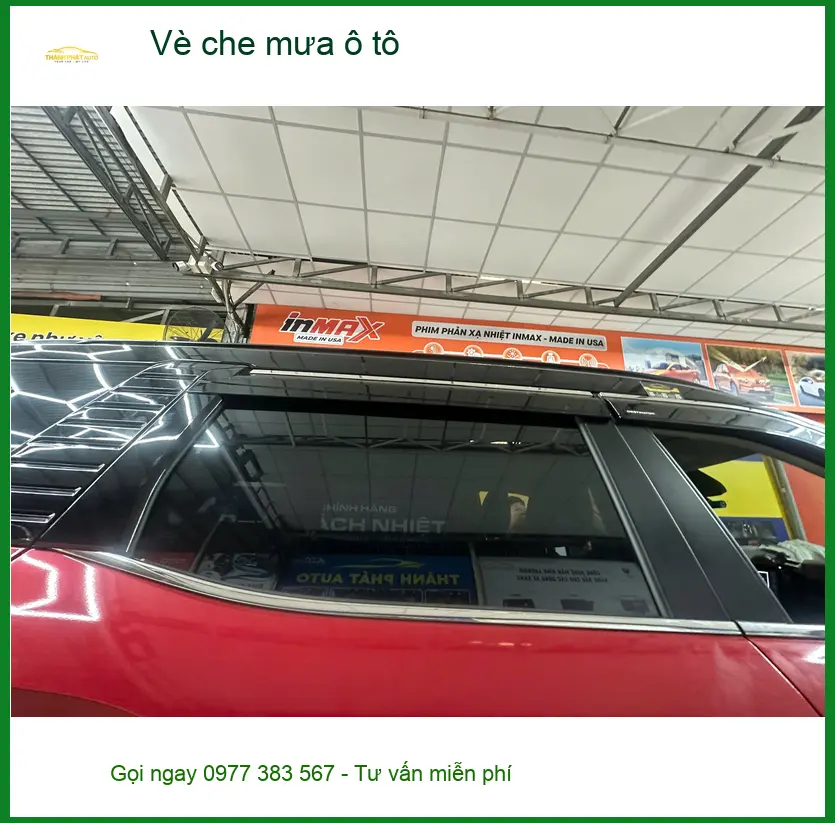 Anh Khải lắp vè che mưa ô tô Hyundai Accent tại Quận 10 uy tín, giá tốt ảnh thực tế 4